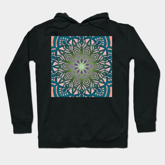 colorful mandala 2 Hoodie by chambergambit